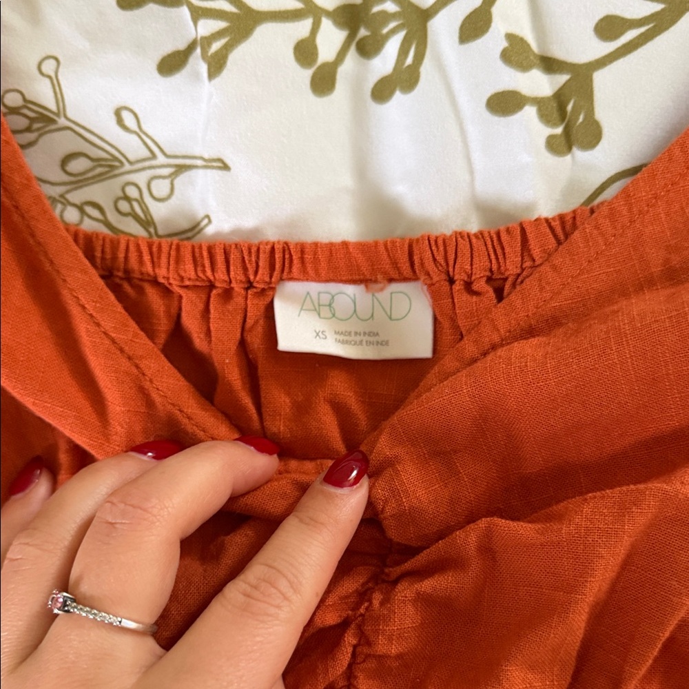 Abound Women's Rust Blouse - Picture 2 of 3